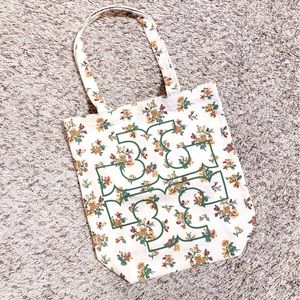 Tory Burch floral canvas tote
